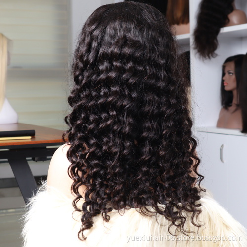 150% 180% Density HD Full Lace Human Hair Wigs For Black Women,Wholesale Brazilian Virgin Hair Transparent Lace Front Wig